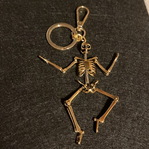 Alexander McQueen Skeleton Keychain /Bag Clip - Picture 3 of 5